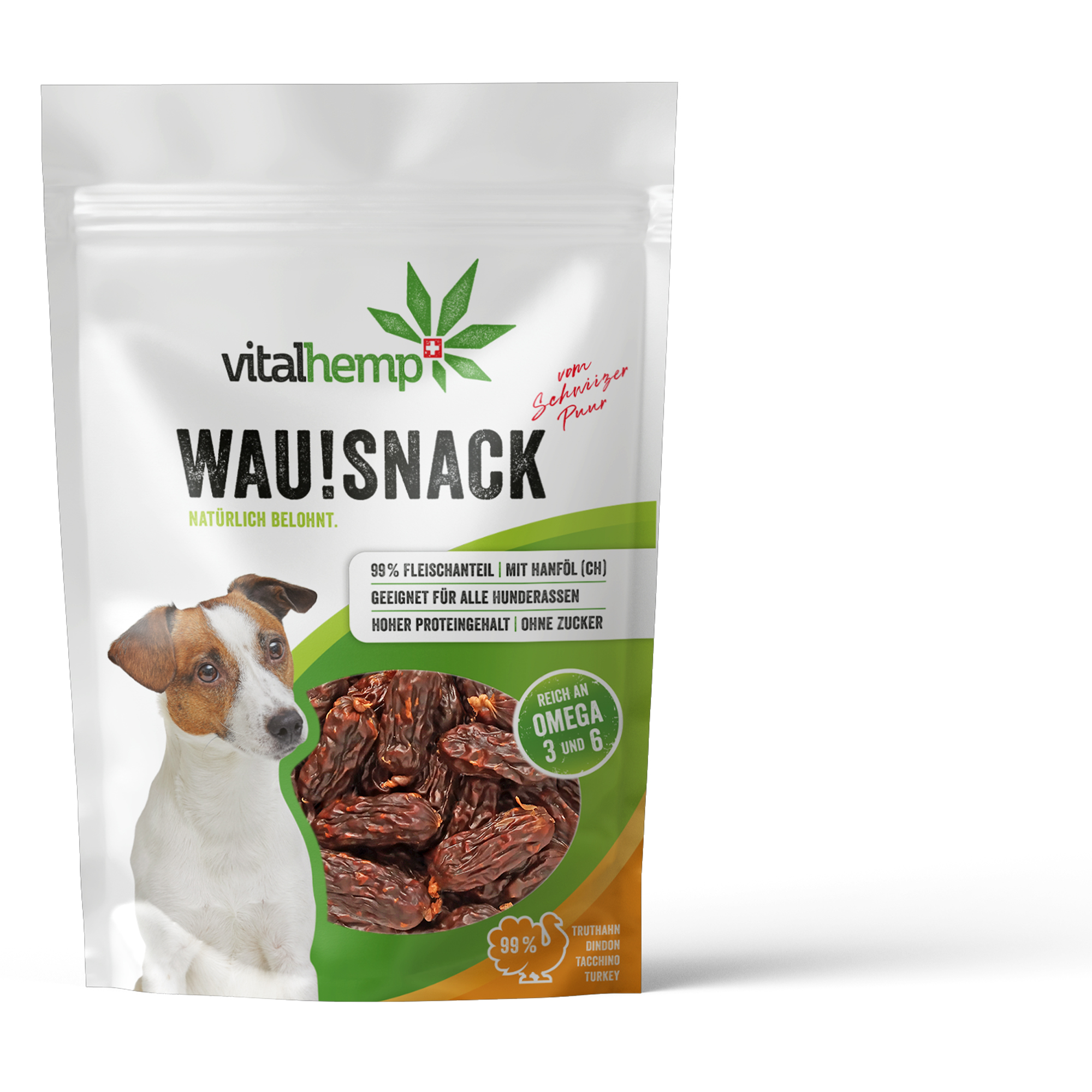 Wau!Snack - Zusatzfutter fr Hunde - Swiss Hanf Production AG