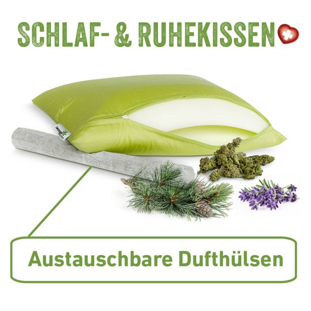Ruhekissen schlaf swisshanf production ag